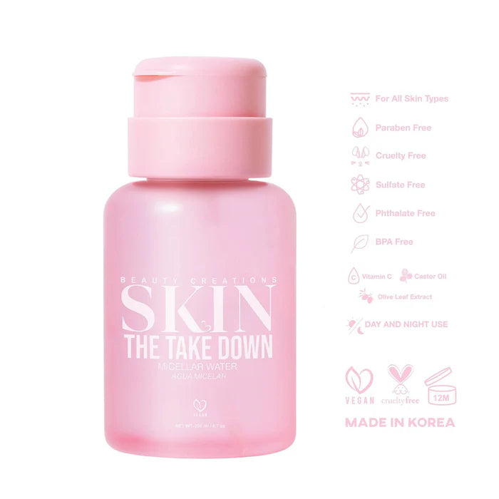 Beauty Creations Agua Micelar The Take Down