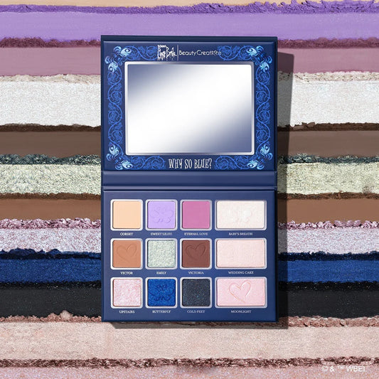 Beauty Creations x Tim Burton's Corpse Bride Paleta Multi Usos Why So Blue? Corpse Bride