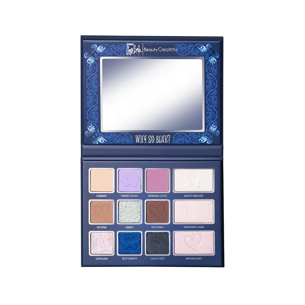 Beauty Creations x Tim Burton's Corpse Bride Paleta Multi Usos Why So Blue? Corpse Bride