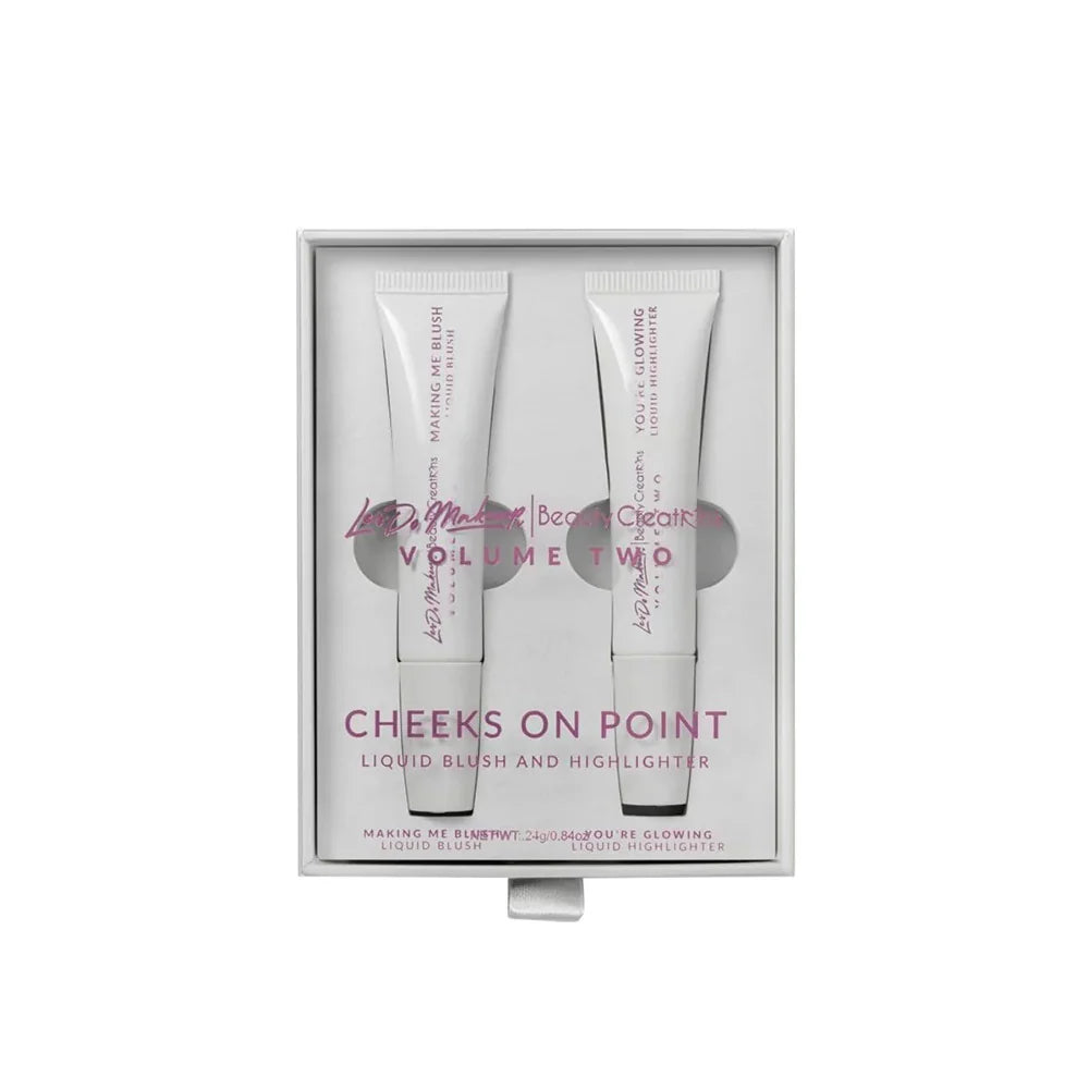 Beauty Creations Rubor e Iluminador Líquido Cheeks On Point Les Do Makeup