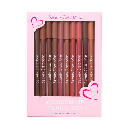 Beauty Creations Set Delineadores para Labios Wooden