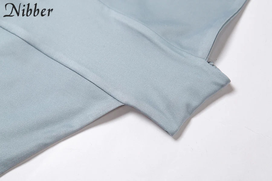 Nibber-Conjunto de Bikini básico para mujer, traje de baño de dos piezas con falda, Sexy, para vacaciones en la playa, 2021