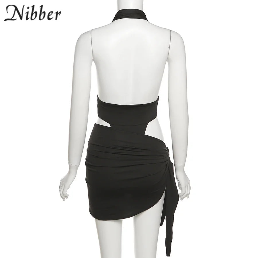 Nibber-Conjunto de Bikini básico para mujer, traje de baño de dos piezas con falda, Sexy, para vacaciones en la playa, 2021