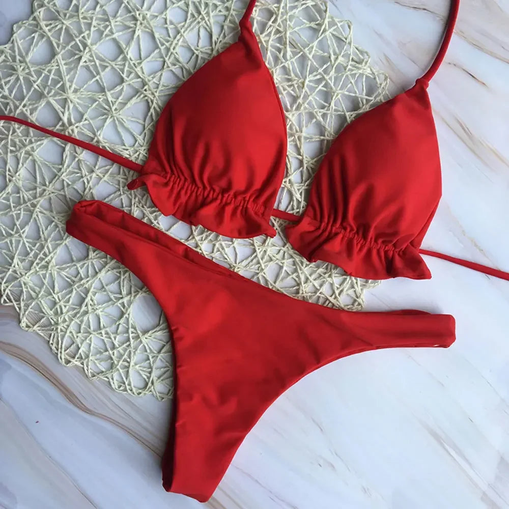 Conjunto de Bikini brasileño de verano para mujer