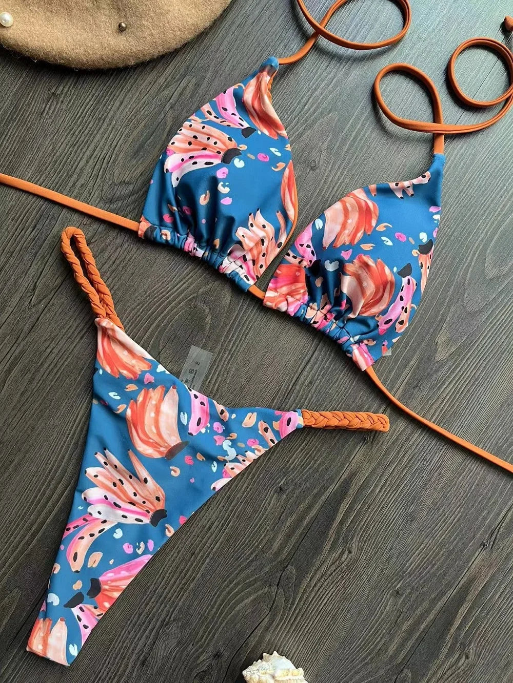 Bikini de cintura alta, traje de baño Sexy con Tanga, conjunto de Bikini con estampado de cebra, traje de baño brasileño para mujer, nuevo Bikini, trajes de baño para mujer