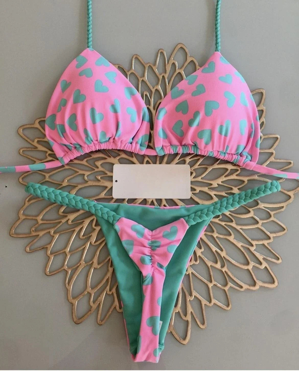 Bikini de cintura alta, traje de baño Sexy con Tanga, conjunto de Bikini con estampado de cebra, traje de baño brasileño para mujer, nuevo Bikini, trajes de baño para mujer