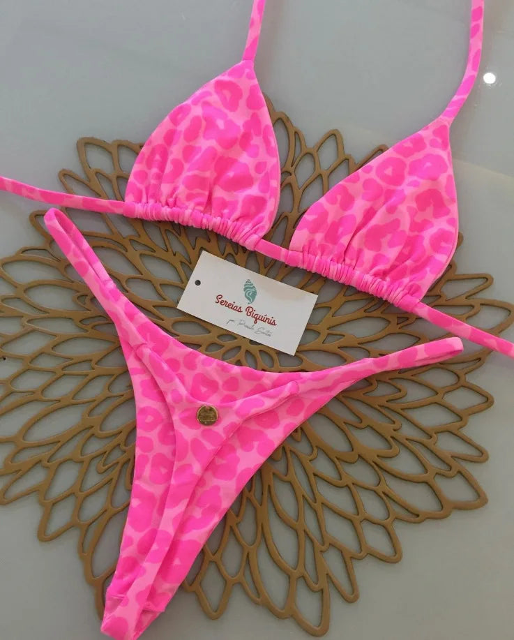 Nuevo Bikini mujer Sexy Brasil traje de baño playa vacaciones traje de baño