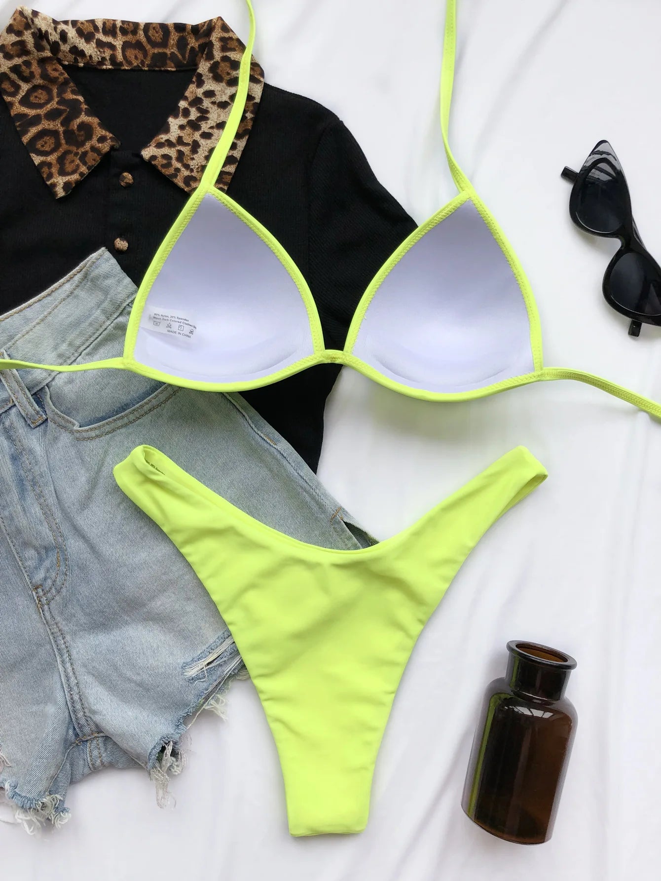Bikinis, traje de baño triangular Sexy para mujer