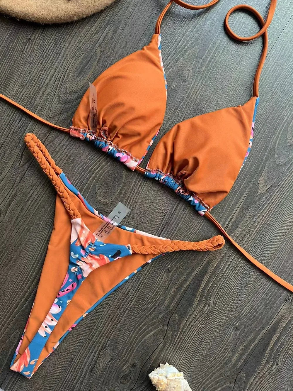 Bikini de cintura alta, traje de baño Sexy con Tanga, conjunto de Bikini con estampado de cebra, traje de baño brasileño para mujer, nuevo Bikini, trajes de baño para mujer