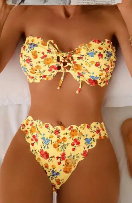 Conjuntos de Bikini con estampado completo