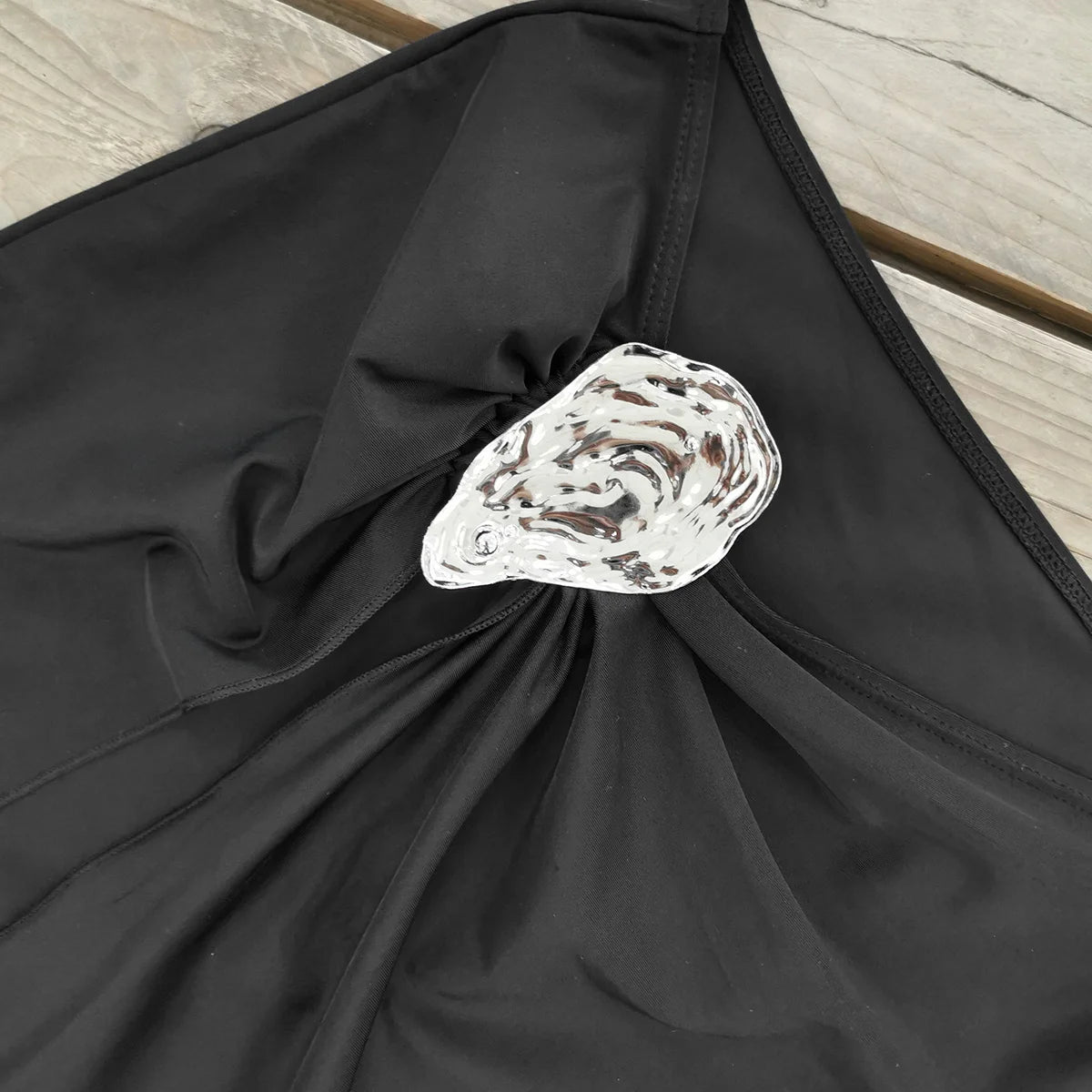 Bikini con hombros descubiertos y hebilla para mujer, traje de baño con falda