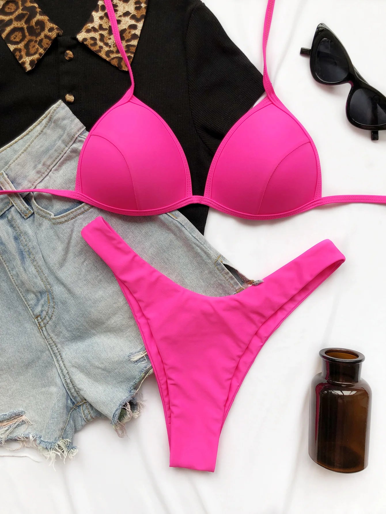 Bikinis, traje de baño triangular Sexy para mujer