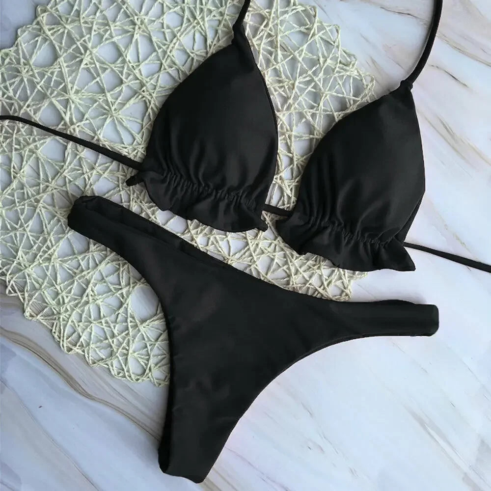 Conjunto de Bikini brasileño de verano para mujer