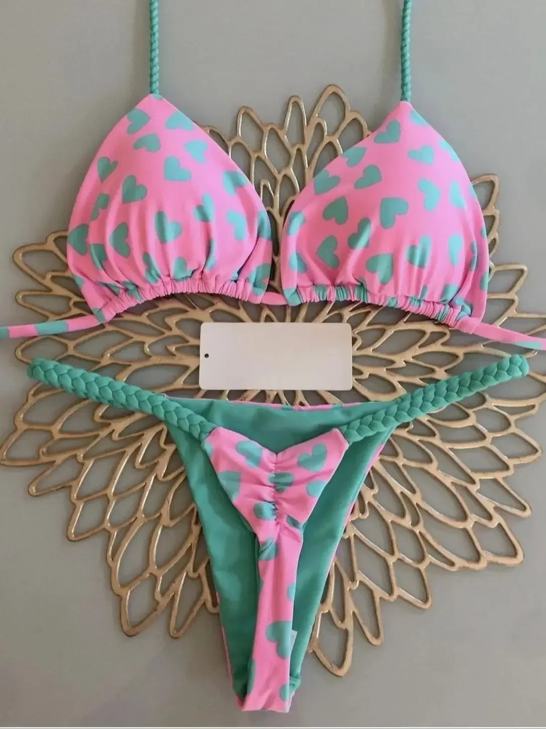 Bikini de cintura alta, traje de baño Sexy con Tanga, conjunto de Bikini con estampado de cebra, traje de baño brasileño para mujer, nuevo Bikini, trajes de baño para mujer