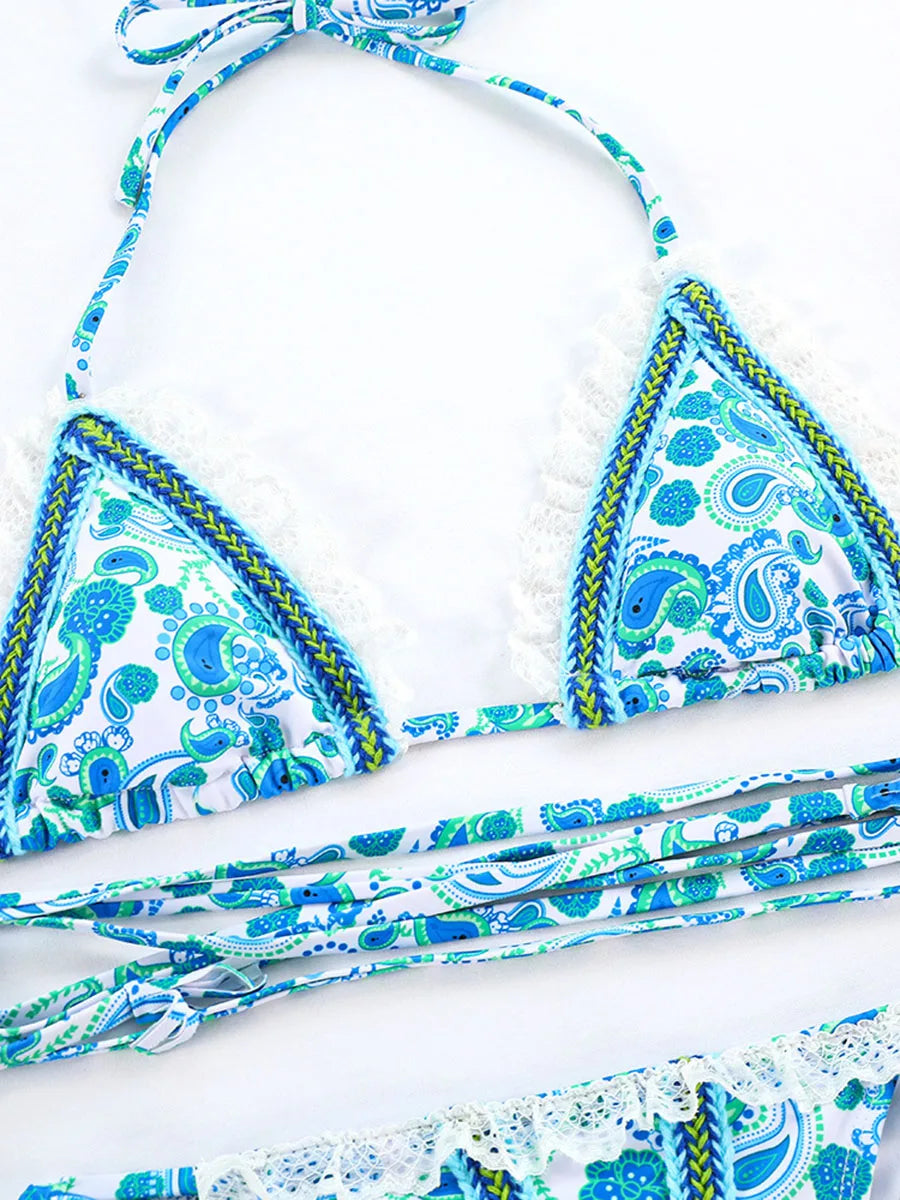 Conjunto de microbikini Sexy para mujer, traje de baño femenino con realce, Tanga, traje de baño brasileño, Bikini de dos piezas, traje de baño para playa 2025