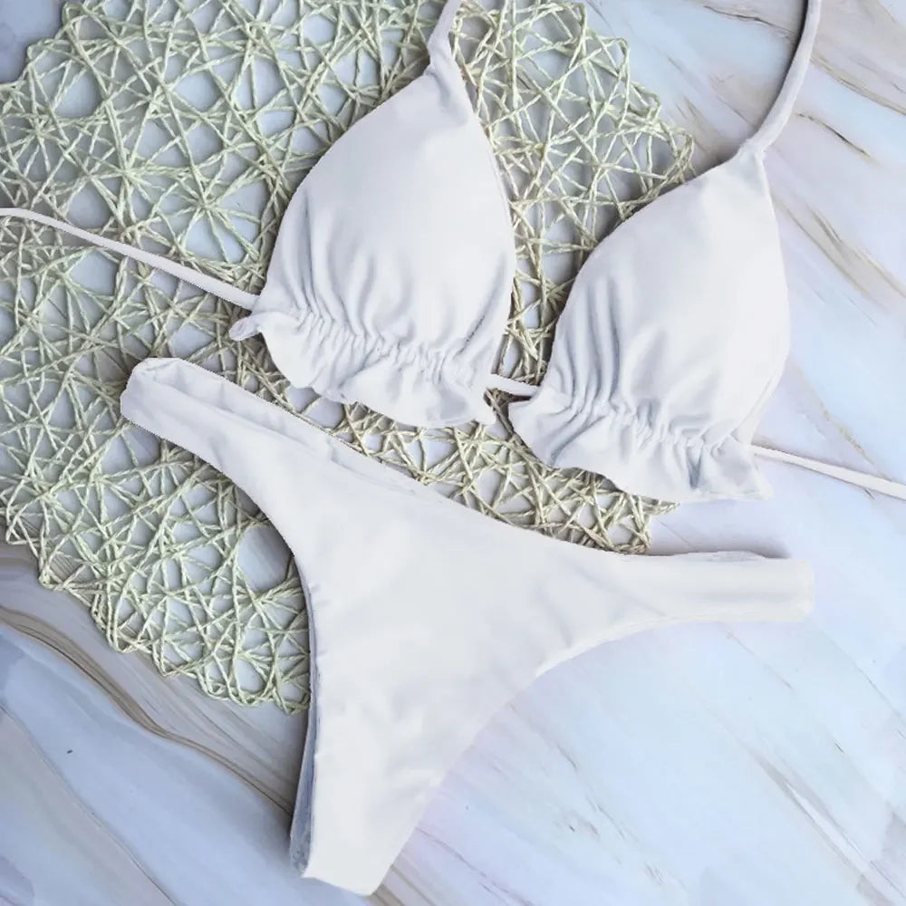 Conjunto de Bikini brasileño de verano para mujer