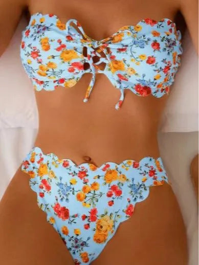 Conjuntos de Bikini con estampado completo