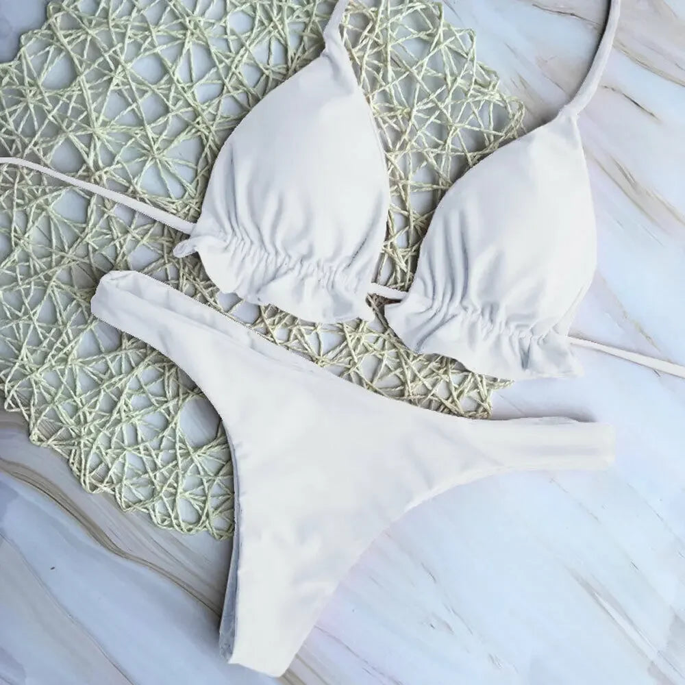 Conjunto de Bikini brasileño de verano para mujer