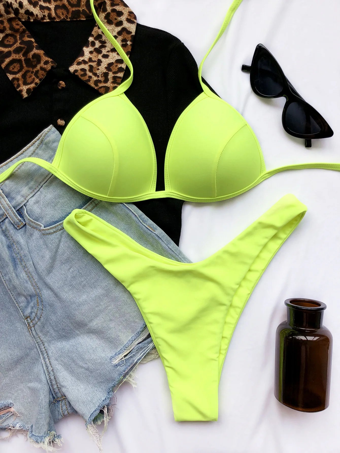 Bikinis, traje de baño triangular Sexy para mujer