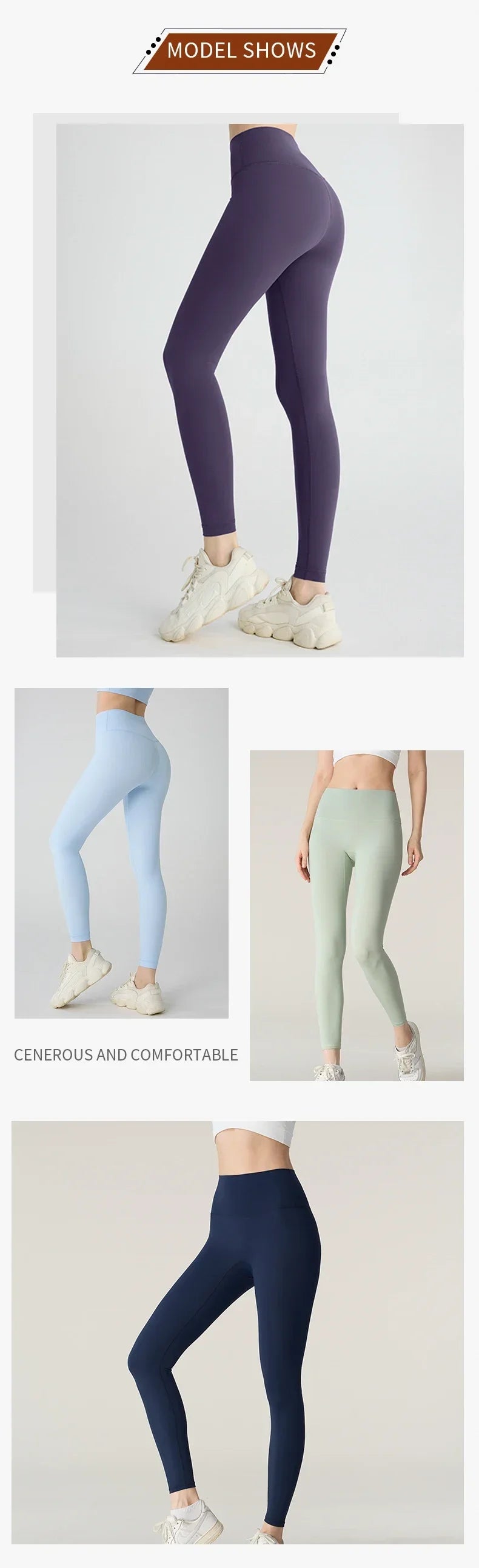 Mallas de Yoga de cintura alta