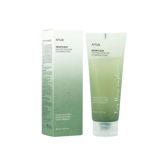 Anua Espuma Limpiadora Heartleaf Succinic Moisture