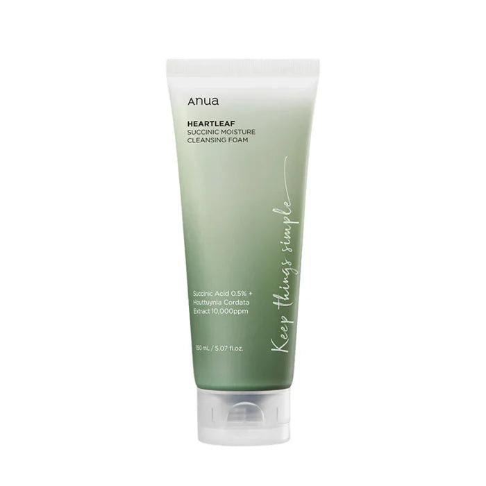 Anua Espuma Limpiadora Heartleaf Succinic Moisture