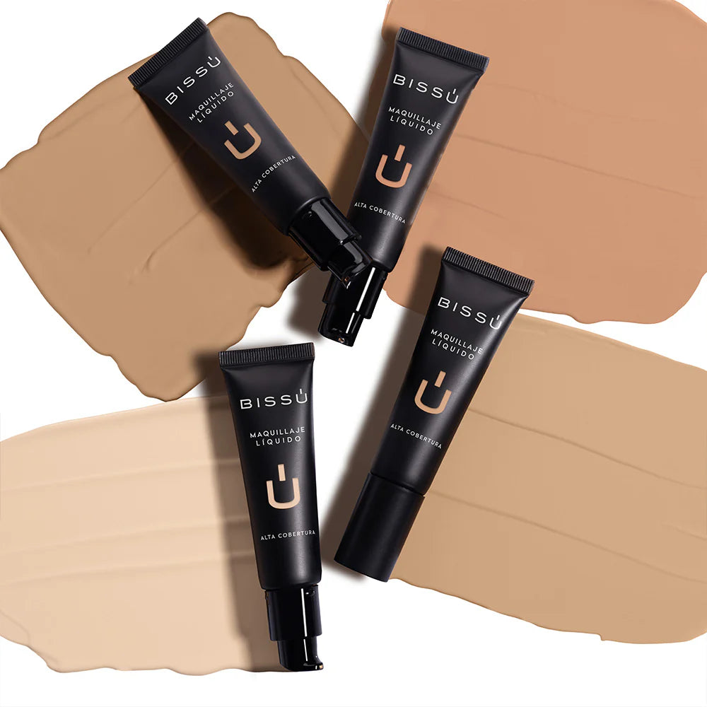 Bissú Maquillaje Líquido Alta Cobertura