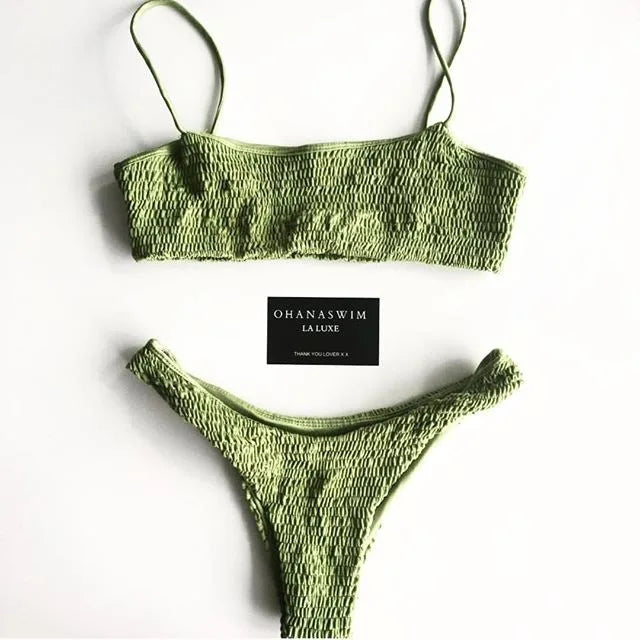Bikini Bandage con sujetador acolchado para mujer