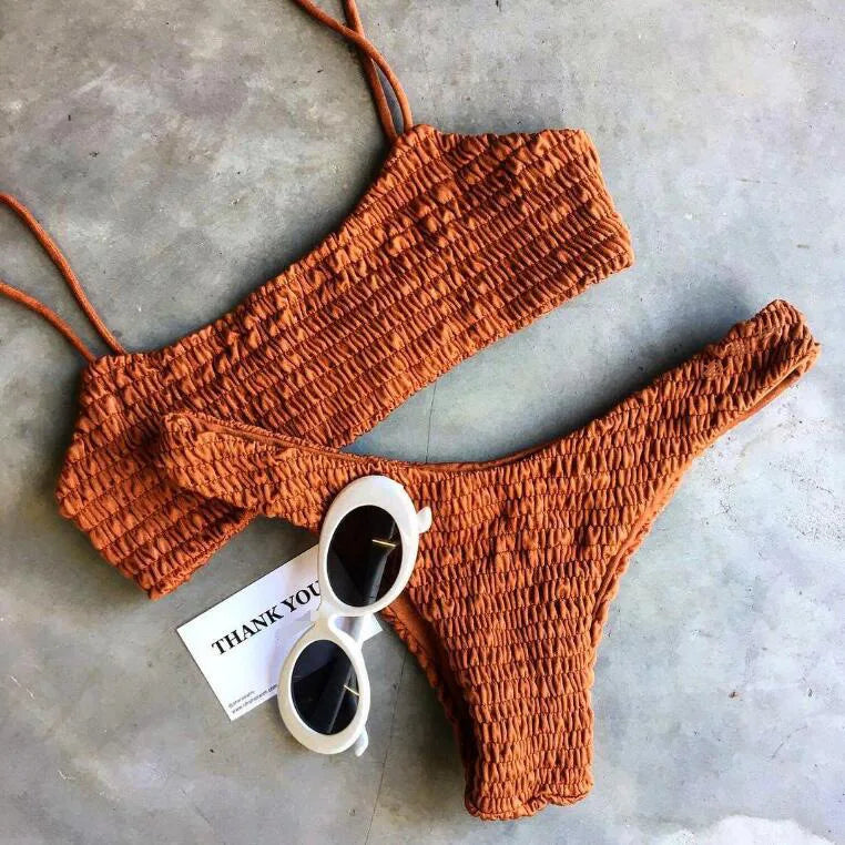 Bikini Bandage con sujetador acolchado para mujer