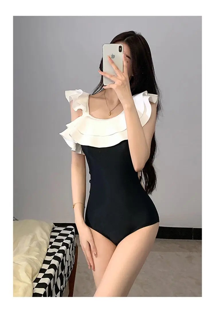 Conjunto de Bikini para mujer, traje de baño de estilo coreano