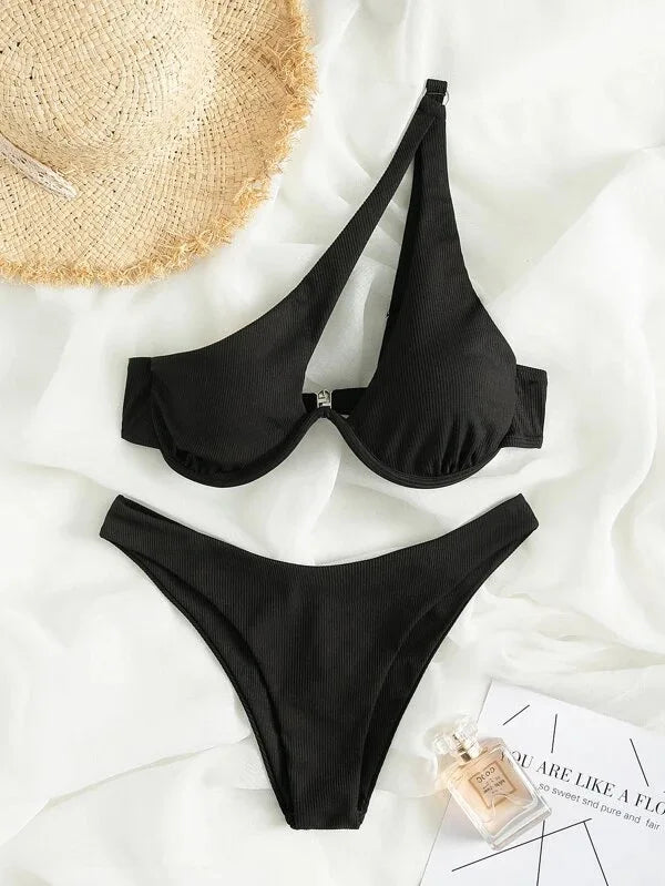 Bikinis sexys, trajes de baño recortados para mujer