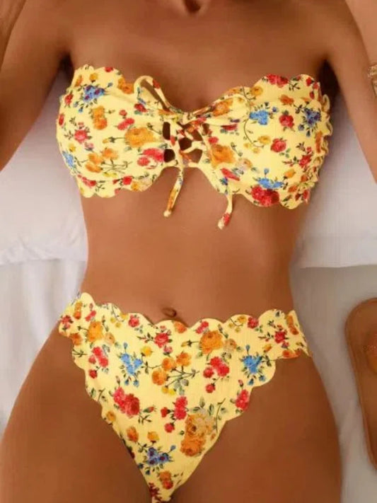 Conjuntos de Bikini con estampado completo