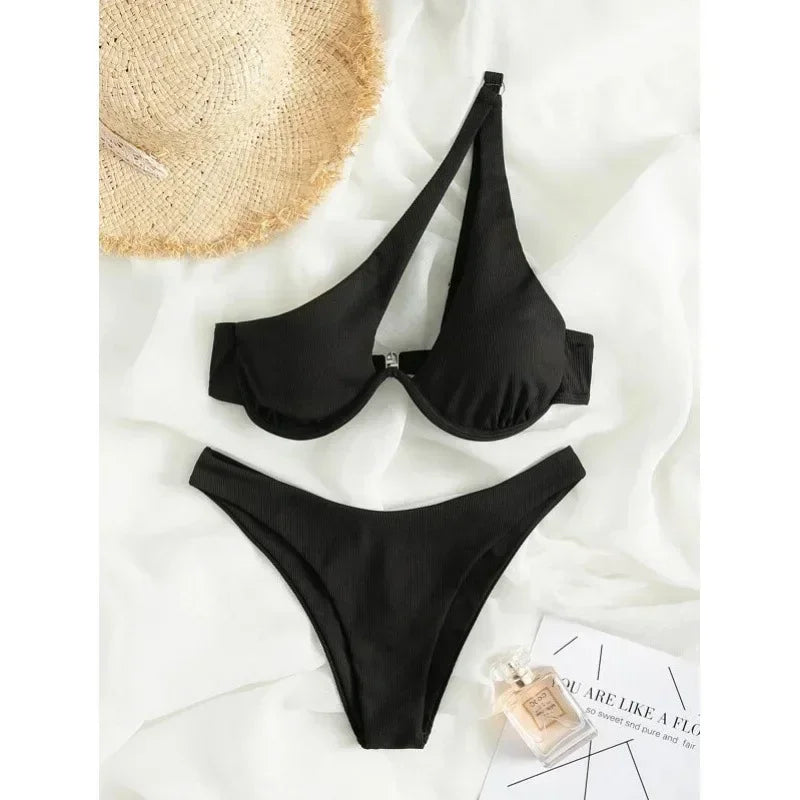 Bikinis sexys, trajes de baño recortados para mujer