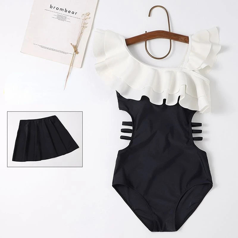 Conjunto de Bikini para mujer, traje de baño de estilo coreano