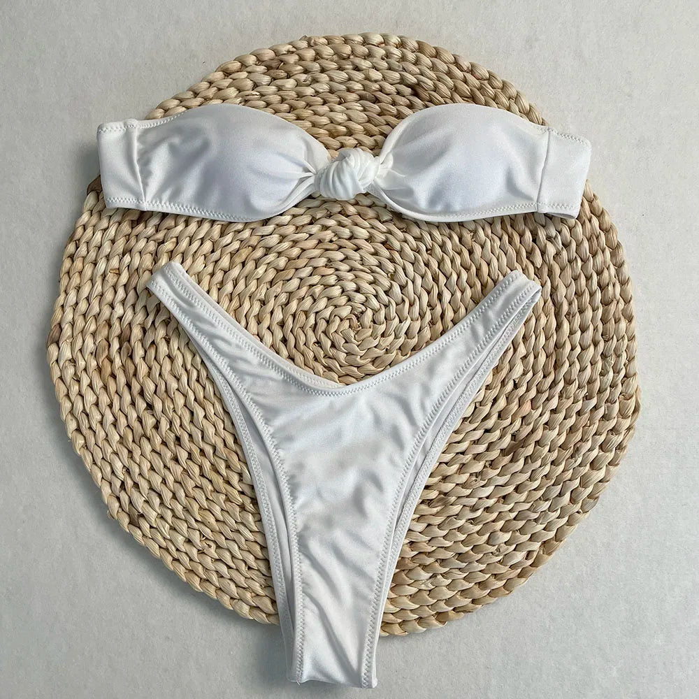 Conjunto de Bikini, superventas, traje de baño para mujer, nueva moda, traje de baño informal Sexy, Micro Bikini para mujer, traje de baño con estampado de encaje
