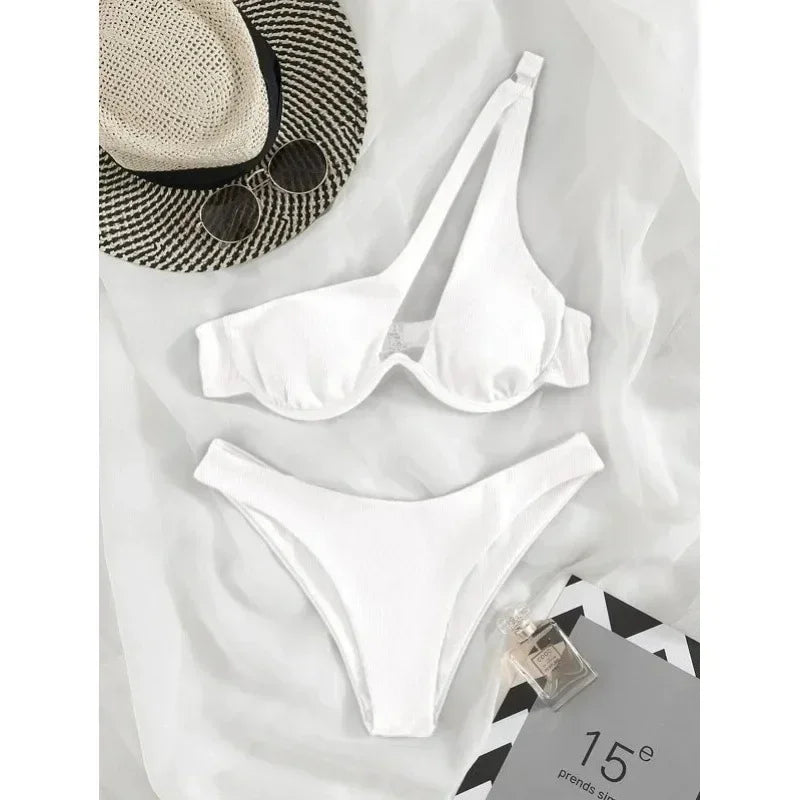 Bikinis sexys, trajes de baño recortados para mujer
