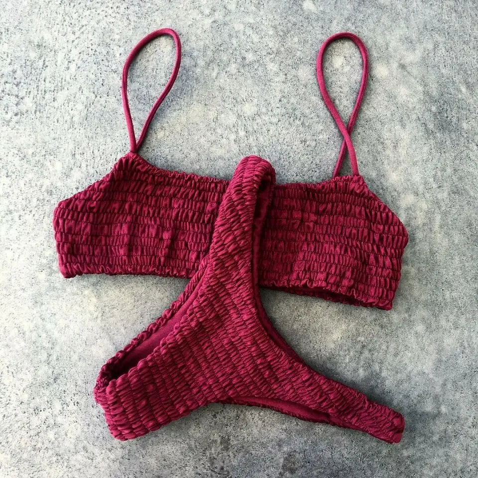 Bikini Bandage con sujetador acolchado para mujer