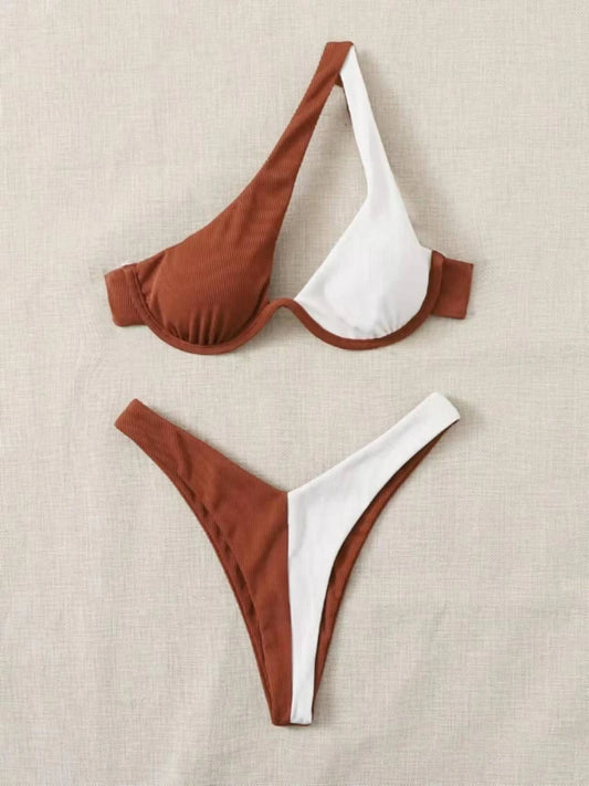 Bikinis sexys, trajes de baño recortados para mujer