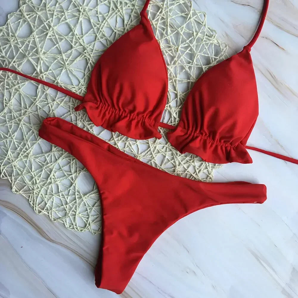 Conjunto de Bikini brasileño de verano para mujer