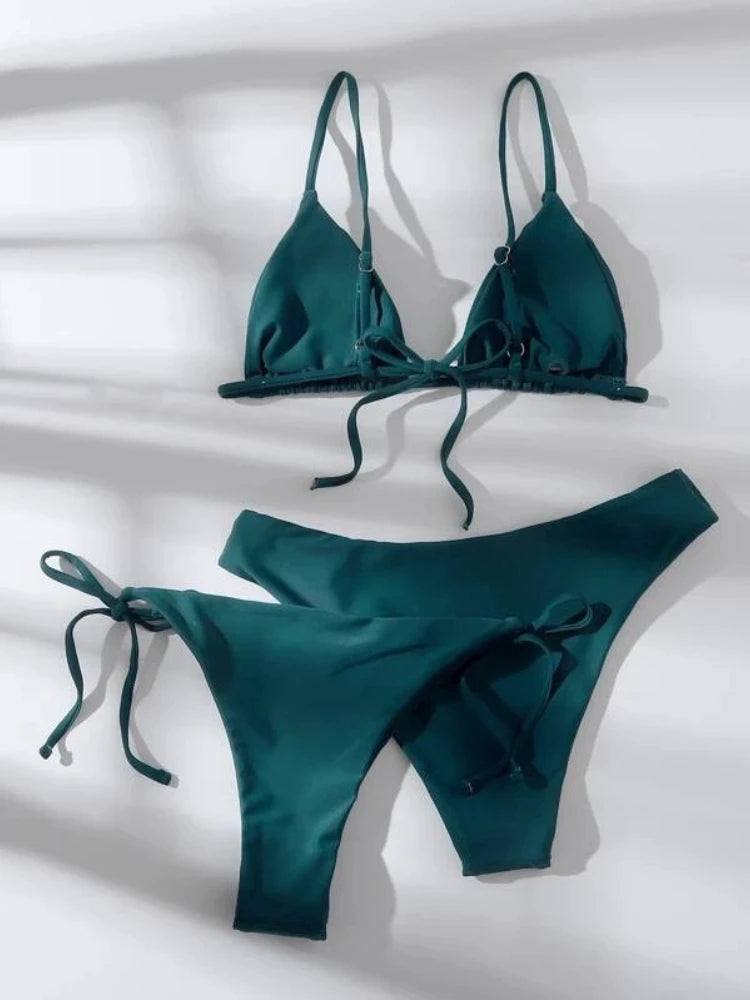 Conjunto de Bikini de 3 piezas para mujer
