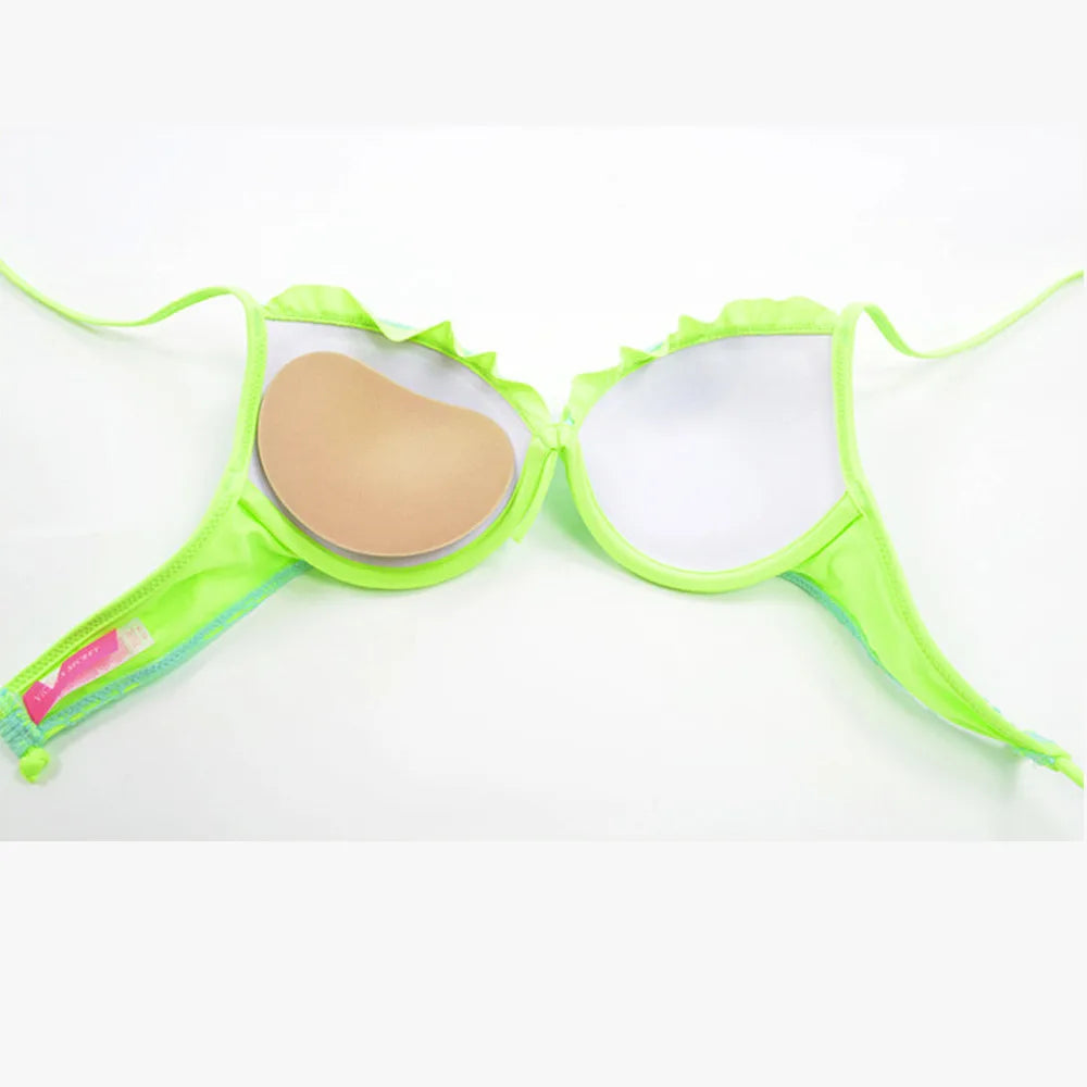 Bikini acolchado con realce para mujer