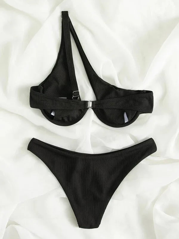 Bikinis sexys, trajes de baño recortados para mujer